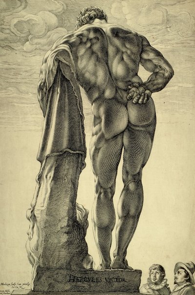 Farnese Hercules by Hendrik Goltzius